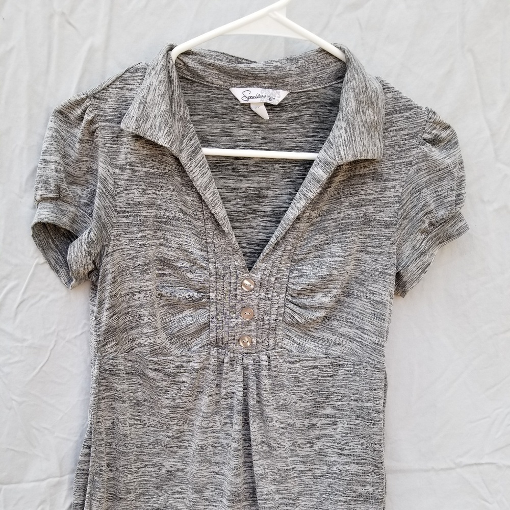 Heather gray top